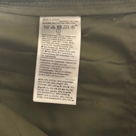 Banana Republic Seahaven Straight Italian Cotton-Linen Pant - Picture 8 of 9